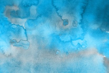  Dekoratif mavi doku. Soyut suluboya arka plan.