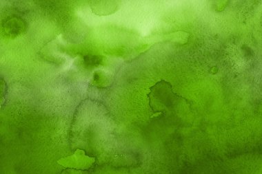 Soyut yeşil suluboya arka plan. Dekoratif doku. 