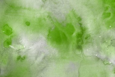 Dekoratif doku. Yeşil suluboya arka plan