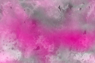 Sulu boya dekoratif doku. Parlak pembe arka plan