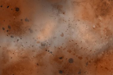 Suluboya kahverengi dekoratif doku. Arka plan