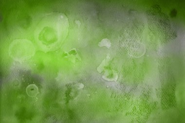 Soyut yeşil suluboya arka plan. Dekoratif doku. 