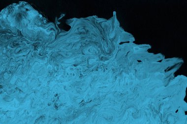 Mavi arka plan, boya dekoratif doku karıştırın.