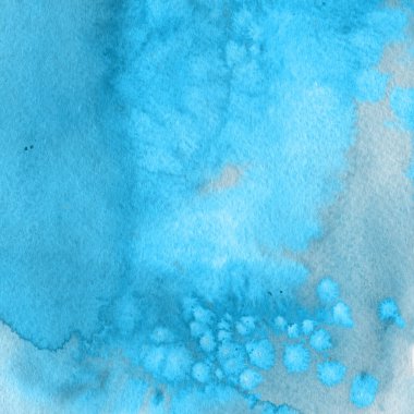 Soyut mavi suluboya arka plan dekoratif doku