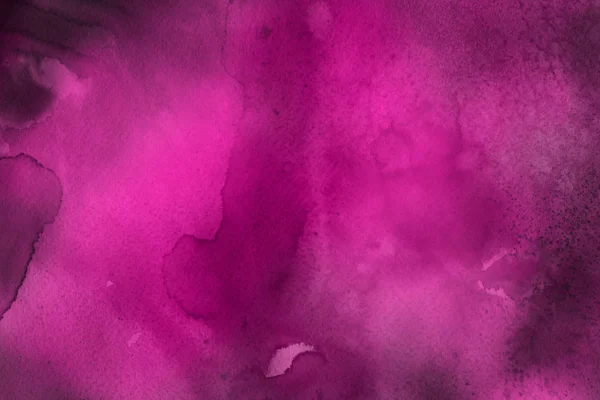 Texture Décorative Aquarelle Abstrait Fond Rose Vif — Photo