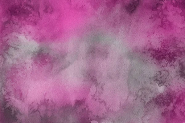 Aquarell Dekorative Textur Abstrakte Leuchtend Rosa Hintergrund — Stockfoto