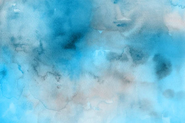 Decorative Blue Texture Abstract Watercolors Background — Stock Photo, Image