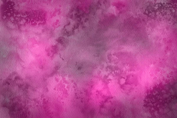 Aquarell Dekorative Textur Abstrakte Leuchtend Rosa Hintergrund — Stockfoto