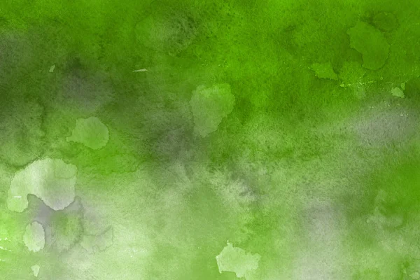 抽象緑水彩背景 装飾的な質感 — ストック写真