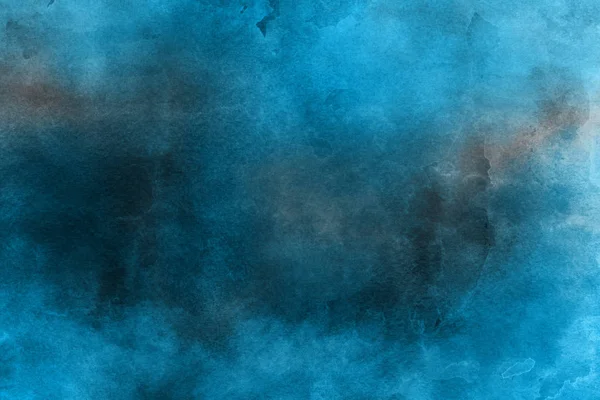 Декоративна Синя Текстура Абстрактний Акварельний Фон — стокове фото