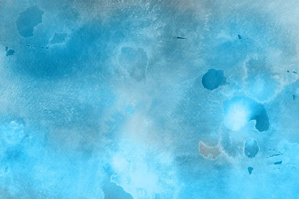Dekorative Textur Abstrakte Blaue Aquarelle Hintergrund — Stockfoto