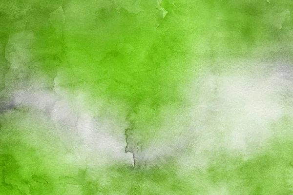 Декоративная Текстура Абстрактный Зелёный Акварель — стоковое фото