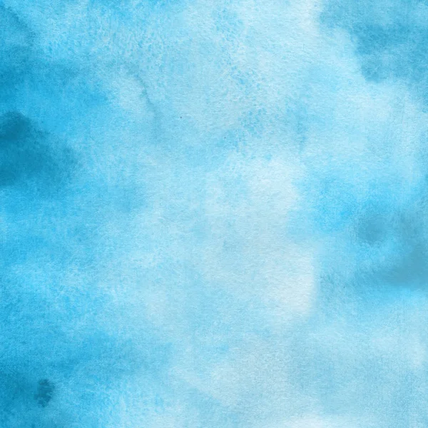 Absztrakt Akvarell Kékre Dekoratív Textúra — Stock Fotó