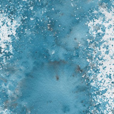 Soyut mavi suluboya arka plan dekoratif doku