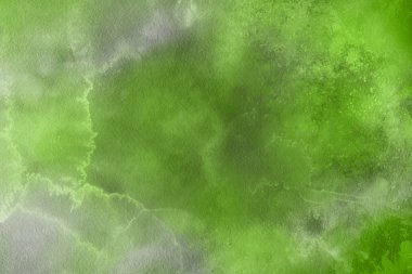 Soyut yeşil suluboya arka plan. Dekoratif doku. 