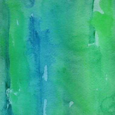 Soyut yeşil suluboya arka plan dekoratif doku