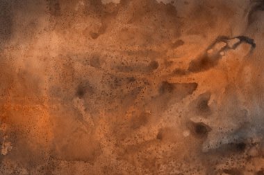 Suluboya kahverengi dekoratif doku. Arka plan