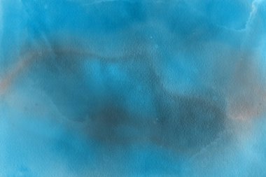 Suluboya mavi arka plan. Dekoratif doku, desen  