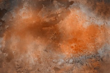 Suluboya kahverengi dekoratif doku. Arka plan