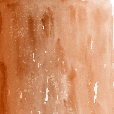 Sulu boya dekoratif doku. Kahverengi arka plan