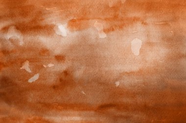 Suluboya kahverengi dekoratif doku. Arka plan