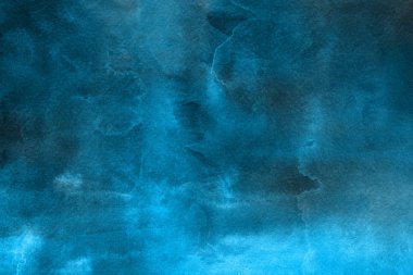  Dekoratif mavi doku. Soyut suluboya arka plan.