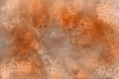 Suluboya kahverengi dekoratif doku. Arka plan