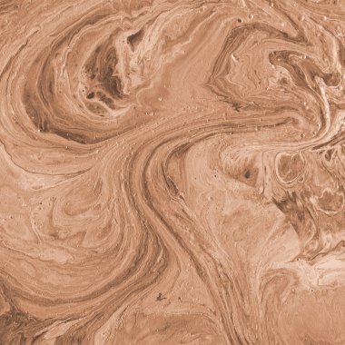 Soyut kahverengi arkaplan, boyalar dekoratif dokuyu karıştırır