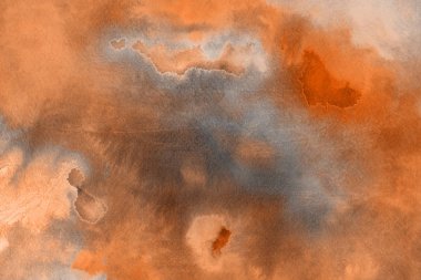 Sulu boya dekoratif doku. Kahverengi arka plan