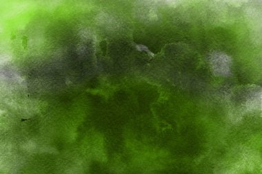 Dekoratif doku. Yeşil suluboya arka plan