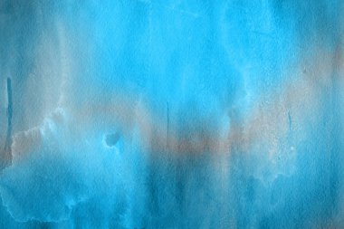  Dekoratif mavi doku. Soyut suluboya arka plan.