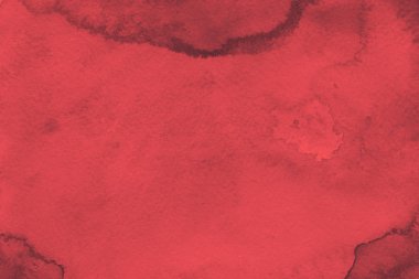 Soyut kırmızı arka plan, suluboya dekoratif doku