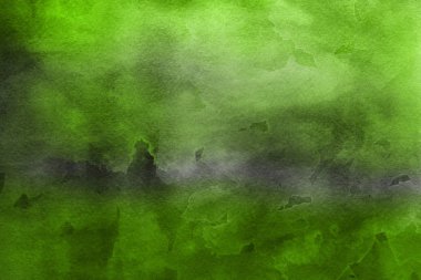 Dekoratif yeşil doku. Soyut suluboya arka plan