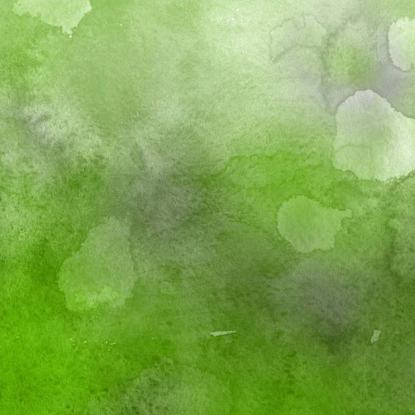 Dekorative Textur Abstrakter Grüner Aquarell Hintergrund — Stockfoto