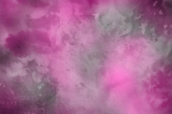 Textura Decorativa Aquarela Abstrato Fundo Rosa Brilhante — Fotografia de Stock