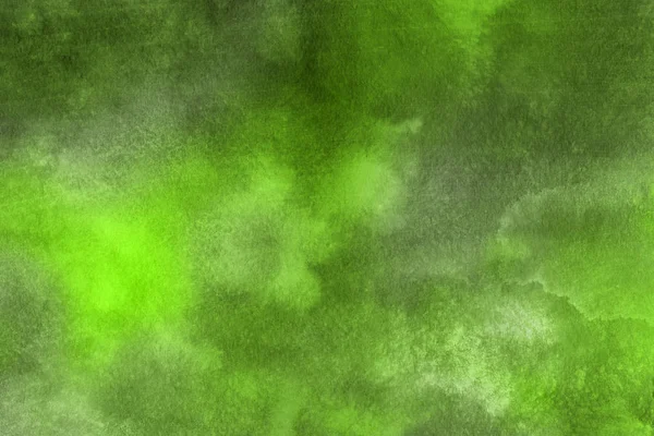 Textura Verde Decorativa Aquarelas Abstratas Fundo — Fotografia de Stock