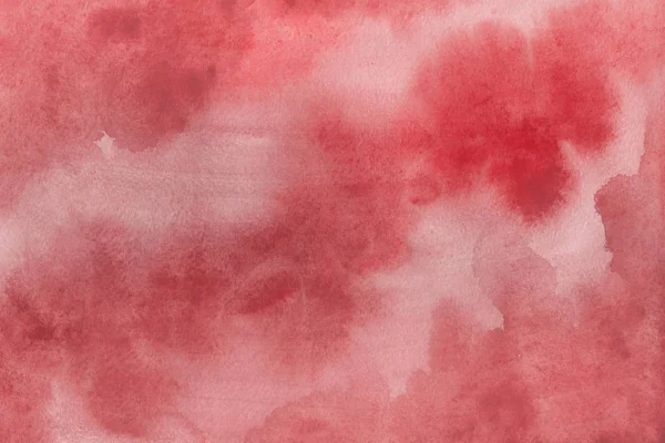 Abstrakte Rote Aquarell Hintergrund Dekorative Textur Muster — Stockfoto