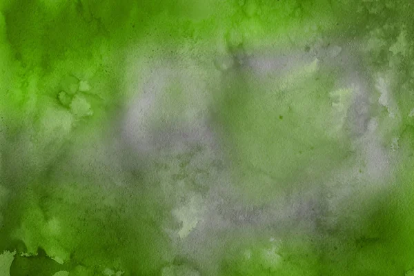 Zöld Absztrakt Akvarell Háttér Dekoratív Textúra — Stock Fotó