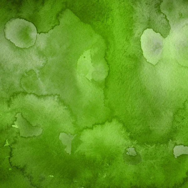 装饰纹理 抽象绿色水彩背景 — 图库照片