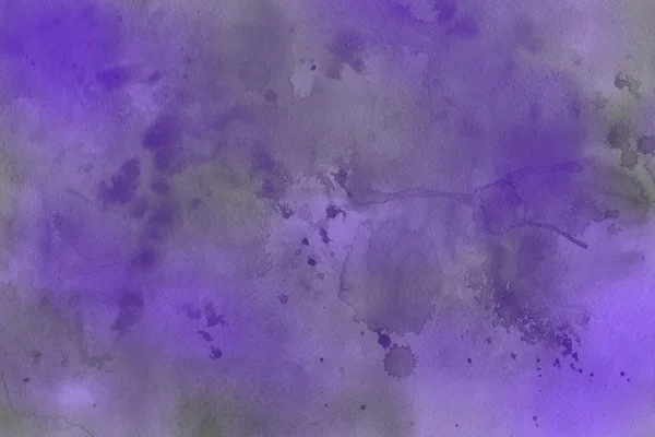 Abstrato Fundo Aquarela Violeta Brilhante Textura Decorativa Brilhante — Fotografia de Stock