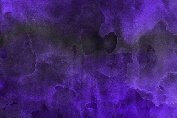 Abstrakt Violett Akvarell Bakgrund Textur — Stockfoto