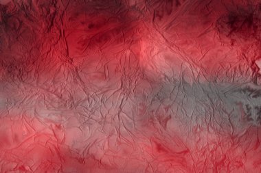 Sulu boya dekoratif doku. Kırmızı arka plan