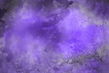 Soyut parlak mor suluboya arka plan, parlak dekoratif doku