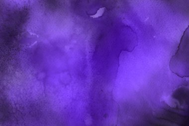 Soyut parlak mor suluboya arka plan, parlak dekoratif doku