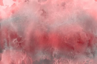 Sulu boya dekoratif doku. Kırmızı arka plan