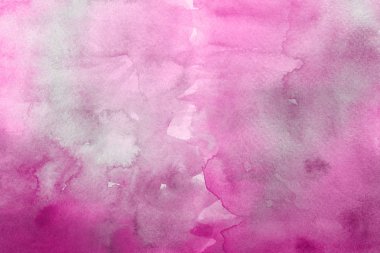 Sulu boya dekoratif doku. Pembe arka plan