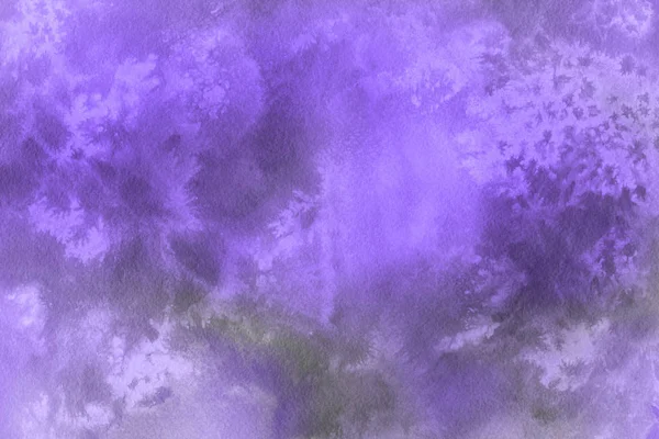 Abstrato Fundo Aquarela Violeta Brilhante Textura Decorativa Brilhante — Fotografia de Stock