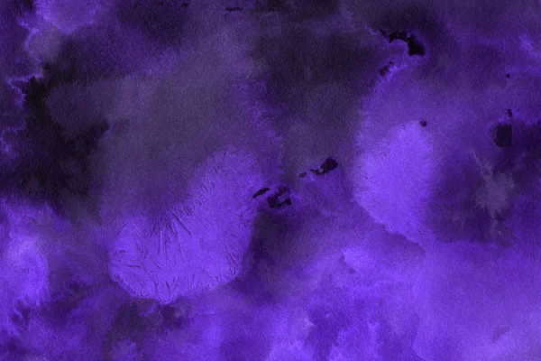 Abstracto Púrpura Acuarela Fondo Textura — Foto de Stock