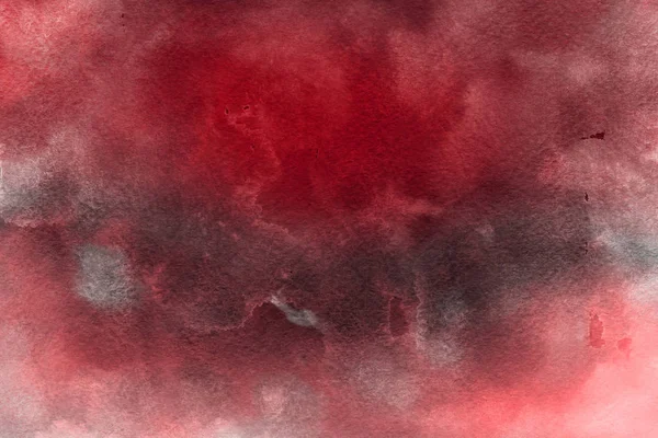 Sfondo Astratto Acquerello Rosso Texture Decorativa — Foto Stock