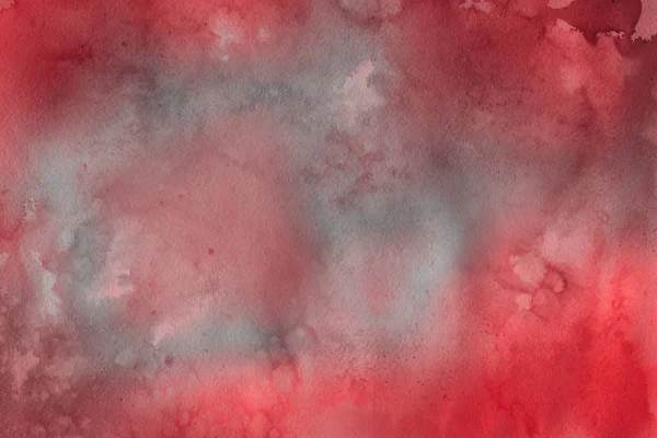 Watercolor Decorative Texture Abstract Red Background — Stock Photo, Image